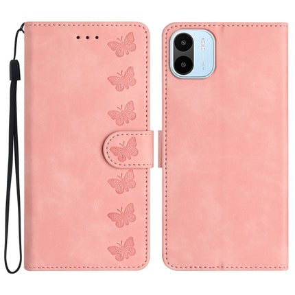 Seven Butterflies Embossed Leather Phone Case, For Xiaomi Redmi A1, For Xiaomi Redmi Note 11 Pro 5G Global, For Xiaomi 12 Lite, For Xiaomi Redmi 10A