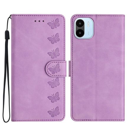 Seven Butterflies Embossed Leather Phone Case, For Xiaomi Redmi A1, For Xiaomi Redmi Note 11 Pro 5G Global, For Xiaomi 12 Lite, For Xiaomi Redmi 10A