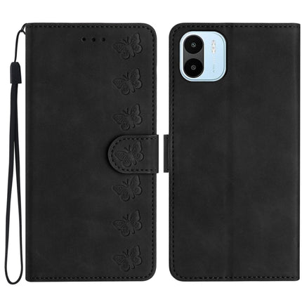 Seven Butterflies Embossed Leather Phone Case, For Xiaomi Redmi A1, For Xiaomi Redmi Note 11 Pro 5G Global, For Xiaomi 12 Lite, For Xiaomi Redmi 10A