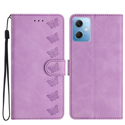 Seven Butterflies Embossed Leather Phone Case, For Xiaomi Redmi Note 12 5G Global, For Xiaomi 13 Pro, For Xiaomi 13, For Xiaomi 12T / 12T Pro