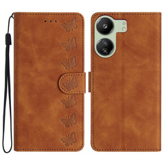 Seven Butterflies Embossed Leather Phone Case, For Xiaomi Redmi 13C 4G, For Xiaomi 12 Lite, For Xiaomi 12 Pro, For Xiaomi 12T / 12T Pro