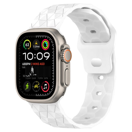 Football Texture Silicone Watch Band, For Apple Watch 9 41mm, For Apple Watch Ultra 49mm