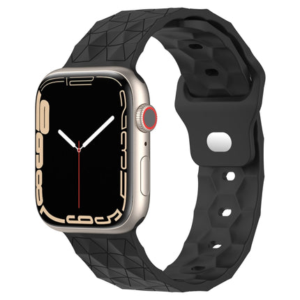 Football Texture Silicone Watch Band, For Apple Watch 7 41mm, For Apple Watch 7 45mm
