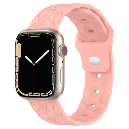 Football Texture Silicone Watch Band, For Apple Watch 7 41mm, For Apple Watch 7 45mm