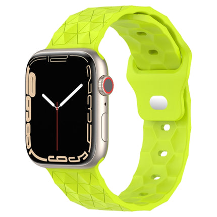 Football Texture Silicone Watch Band, For Apple Watch 7 41mm, For Apple Watch 7 45mm