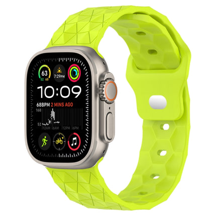 Football Texture Silicone Watch Band, For Apple Watch Ultra 2 49mm, For Apple Watch 9 45mm
