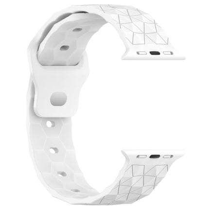 Football Texture Silicone Watch Band, For Apple Watch 9 41mm, For Apple Watch Ultra 49mm