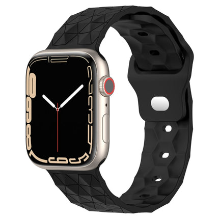 Football Texture Silicone Watch Band, For Apple Watch 9 41mm, For Apple Watch Ultra 49mm