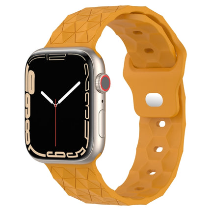 Football Texture Silicone Watch Band, For Apple Watch 9 41mm, For Apple Watch Ultra 49mm