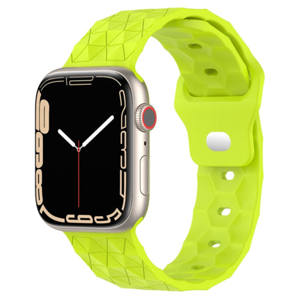 Football Texture Silicone Watch Band, For Apple Watch 9 41mm, For Apple Watch Ultra 49mm