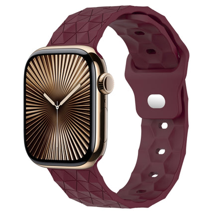 Football Texture Silicone Watch Band, For Apple Watch Series 10 46mm, For Apple Watch Series 10 42mm