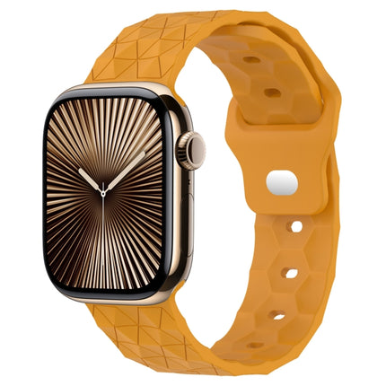 Football Texture Silicone Watch Band, For Apple Watch Series 10 46mm, For Apple Watch Series 10 42mm