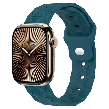 Football Texture Silicone Watch Band, For Apple Watch Series 10 46mm, For Apple Watch Series 10 42mm