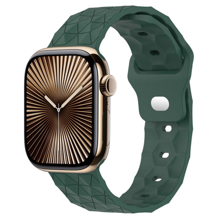 Football Texture Silicone Watch Band, For Apple Watch Series 10 46mm, For Apple Watch Series 10 42mm