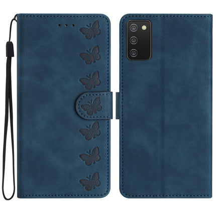 Seven Butterflies Embossed Leather Phone Case, For Samsung Galaxy S24 Ultra 5G, For Samsung Galaxy A25 5G, For Samsung Galaxy A02s 164mm, For Samsung Galaxy A15