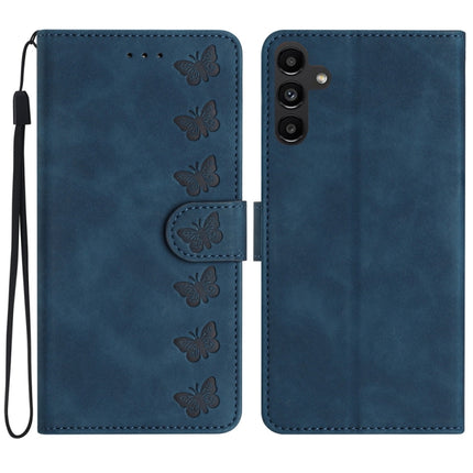 Seven Butterflies Embossed Leather Phone Case, For Samsung Galaxy A13 5G, For Samsung Galaxy A14 5G, For Samsung Galaxy A20 / A30, For Samsung Galaxy S24 5G