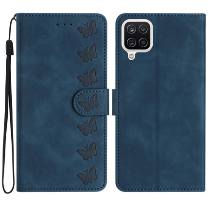 Seven Butterflies Embossed Leather Phone Case, For Samsung Galaxy S24 5G, For Samsung Galaxy A20e, For Samsung Galaxy A20s, For Samsung Galaxy A22 4G