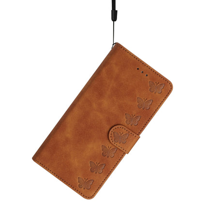 Seven Butterflies Embossed Leather Phone Case, For Samsung Galaxy S24 5G, For Samsung Galaxy A20e, For Samsung Galaxy A20s, For Samsung Galaxy A22 4G