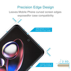 10pcs 0.26mm 9H 2.5D Tempered Glass Film, For Xiaomi Redmi Note 12T Pro