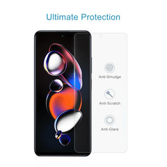 10pcs 0.26mm 9H 2.5D Tempered Glass Film, For Xiaomi Redmi Note 12T Pro