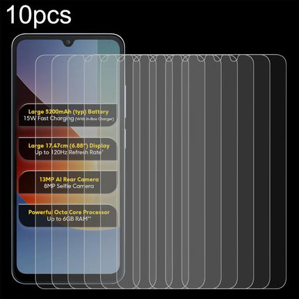10pcs 0.26mm 9H 2.5D Tempered Glass Film, For Redmi A7 4G 171.8mm, For Redmi 17C 4G, For Xiaomi Poco C81x 4G, For Xiaomi Poco M8s 5G, For Xiaomi Poco C81 Pro 4G, For Redmi A7 Pro 171mm / Poco C85x 5G, For Redmi R70 5G / R70m 5G, For Xiaomi Poco C85x 5G...
