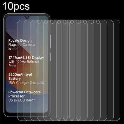 10pcs 0.26mm 9H 2.5D Tempered Glass Film, For Redmi A7 4G 171.8mm, For Redmi 17C 4G, For Xiaomi Poco C81x 4G, For Xiaomi Poco M8s 5G, For Xiaomi Poco C81 Pro 4G, For Redmi A7 Pro 171mm / Poco C85x 5G, For Redmi R70 5G / R70m 5G, For Xiaomi Poco C85x 5G...