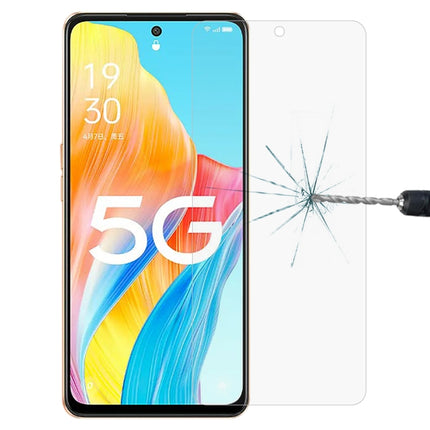 0.26mm 9H 2.5D Tempered Glass Film, For OPPO K12 / K12 Plus, For OPPO Reno11 F, For OPPO A78 4G, For OPPO A1 5G / 4G, For OPPO A98 / A58 4G