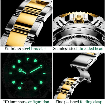 OLEVS 6605 Men Multifunctional Waterproof Mechanical Watch