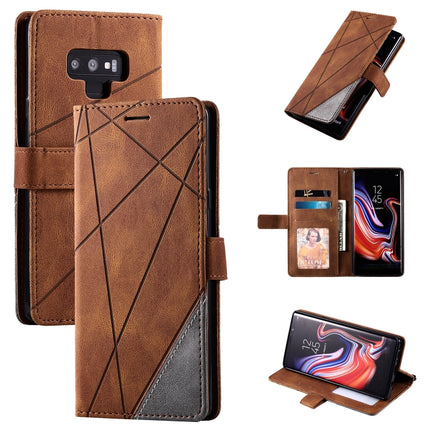 Skin Feel Splicing Horizontal Flip Leather Case with Holder & Card Slots & Wallet & Photo Frame, For Samsung Galaxy Note9, For Samsung Galaxy Note 10, For Samsung Galaxy Note 10 Pro, For Samsung Galaxy S8 Plus