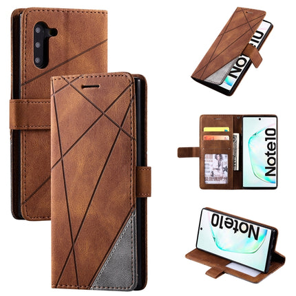Skin Feel Splicing Horizontal Flip Leather Case with Holder & Card Slots & Wallet & Photo Frame, For Samsung Galaxy Note9, For Samsung Galaxy Note 10, For Samsung Galaxy Note 10 Pro, For Samsung Galaxy S8 Plus