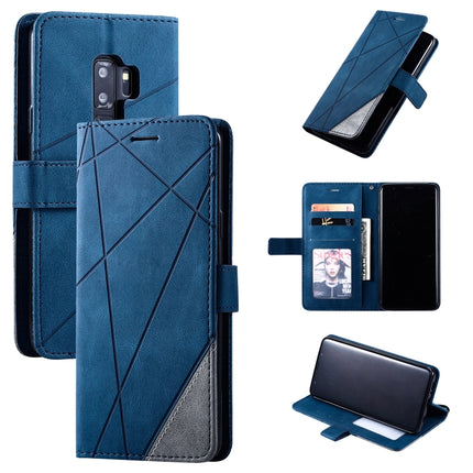 Skin Feel Splicing Horizontal Flip Leather Case with Holder & Card Slots & Wallet & Photo Frame, For Samsung Galaxy S9 Plus, For Samsung Galaxy S9, For Samsung Galaxy S10 Plus, For Samsung Galaxy S10