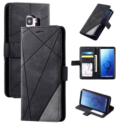Skin Feel Splicing Horizontal Flip Leather Case with Holder & Card Slots & Wallet & Photo Frame, For Samsung Galaxy S9 Plus, For Samsung Galaxy S9, For Samsung Galaxy S10 Plus, For Samsung Galaxy S10