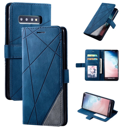 Skin Feel Splicing Horizontal Flip Leather Case with Holder & Card Slots & Wallet & Photo Frame, For Samsung Galaxy S9 Plus, For Samsung Galaxy S9, For Samsung Galaxy S10 Plus, For Samsung Galaxy S10