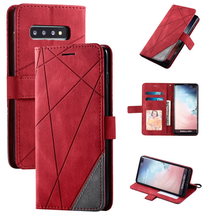Skin Feel Splicing Horizontal Flip Leather Case with Holder & Card Slots & Wallet & Photo Frame, For Samsung Galaxy S9 Plus, For Samsung Galaxy S9, For Samsung Galaxy S10 Plus, For Samsung Galaxy S10