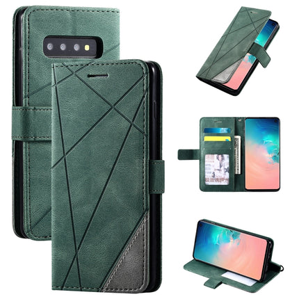 Skin Feel Splicing Horizontal Flip Leather Case with Holder & Card Slots & Wallet & Photo Frame, For Samsung Galaxy S9 Plus, For Samsung Galaxy S9, For Samsung Galaxy S10 Plus, For Samsung Galaxy S10