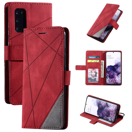 Skin Feel Splicing Horizontal Flip Leather Case with Holder & Card Slots & Wallet & Photo Frame, For Samsung Galaxy S10e, For Samsung Galaxy S20, For Samsung Galaxy S20 Plus, For Samsung Galaxy S20 Ultra