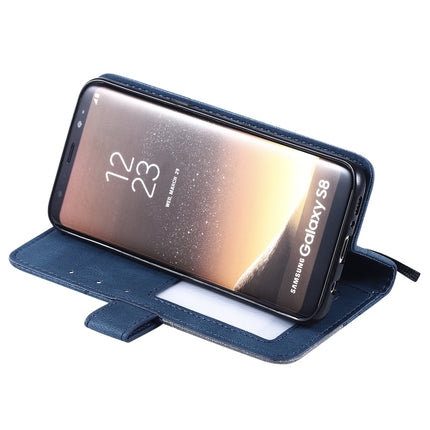 Skin Feel Splicing Horizontal Flip Leather Case with Holder & Card Slots & Wallet & Photo Frame, For Samsung Galaxy S8, For Samsung Galaxy J6, For Samsung Galaxy A50, For Samsung Galaxy A8(2018)