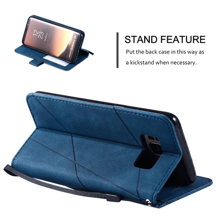 Skin Feel Splicing Horizontal Flip Leather Case with Holder & Card Slots & Wallet & Photo Frame, For Samsung Galaxy S8, For Samsung Galaxy J6, For Samsung Galaxy A50, For Samsung Galaxy A8(2018)
