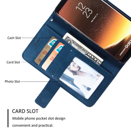 Skin Feel Splicing Horizontal Flip Leather Case with Holder & Card Slots & Wallet & Photo Frame, For Samsung Galaxy S8, For Samsung Galaxy J6, For Samsung Galaxy A50, For Samsung Galaxy A8(2018)