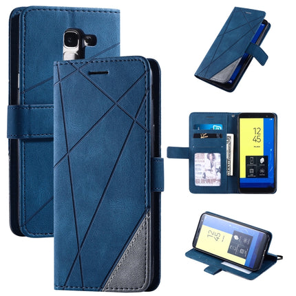 Skin Feel Splicing Horizontal Flip Leather Case with Holder & Card Slots & Wallet & Photo Frame, For Samsung Galaxy S8, For Samsung Galaxy J6, For Samsung Galaxy A50, For Samsung Galaxy A8(2018)