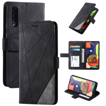 Skin Feel Splicing Horizontal Flip Leather Case with Holder & Card Slots & Wallet & Photo Frame, For Samsung Galaxy S8, For Samsung Galaxy J6, For Samsung Galaxy A50, For Samsung Galaxy A8(2018)