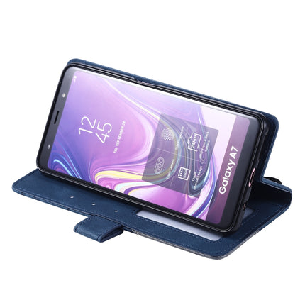Skin Feel Splicing Horizontal Flip Leather Case with Holder & Card Slots & Wallet & Photo Frame, For Samsung Galaxy A7(2018), For Samsung Galaxy A10s, For Samsung Galaxy A20, For Samsung Galaxy A20e