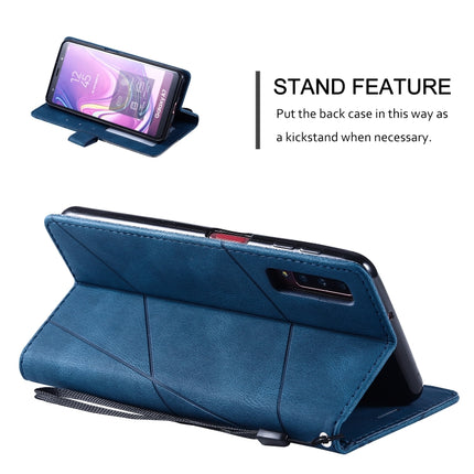 Skin Feel Splicing Horizontal Flip Leather Case with Holder & Card Slots & Wallet & Photo Frame, For Samsung Galaxy A7(2018), For Samsung Galaxy A10s, For Samsung Galaxy A20, For Samsung Galaxy A20e
