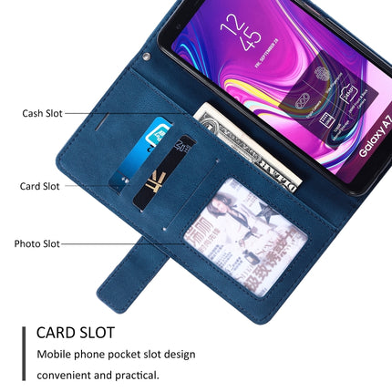 Skin Feel Splicing Horizontal Flip Leather Case with Holder & Card Slots & Wallet & Photo Frame, For Samsung Galaxy A7(2018), For Samsung Galaxy A10s, For Samsung Galaxy A20, For Samsung Galaxy A20e