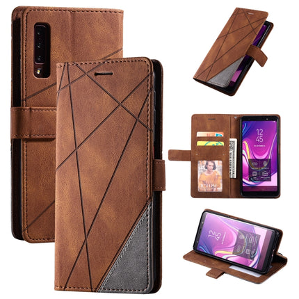 Skin Feel Splicing Horizontal Flip Leather Case with Holder & Card Slots & Wallet & Photo Frame, For Samsung Galaxy A7(2018), For Samsung Galaxy A10s, For Samsung Galaxy A20, For Samsung Galaxy A20e