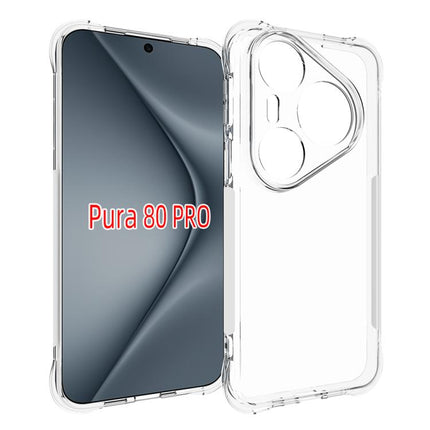 Shockproof Non-slip Thickening TPU Phone Case, For Huawei Pura 90 Pro Max / Pura 90 Ultra, For Huawei Pura 90 Pro, For Huawei Mate 80 Pro Max, For Huawei Mate 80 / 80 Pro, For Huawei Mate 70 Air 5G, For Huawei Pura 80 Pro 5G, For Huawei Pura 80 5G     ...