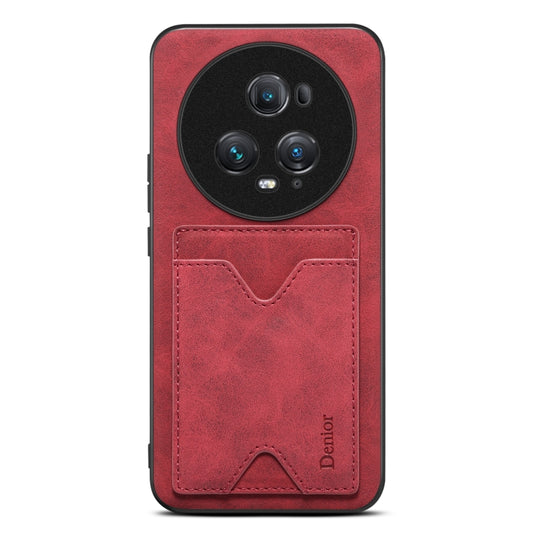 Denior PU Back Cover Card Slot Holder Phone Case, For Honor Magic5 Ultimate