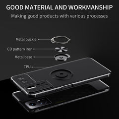 Metal Ring Holder TPU Phone Case, For Xiaomi Redmi Note 12S