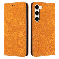 Ethnic Embossed Adsorption Leather Phone Case