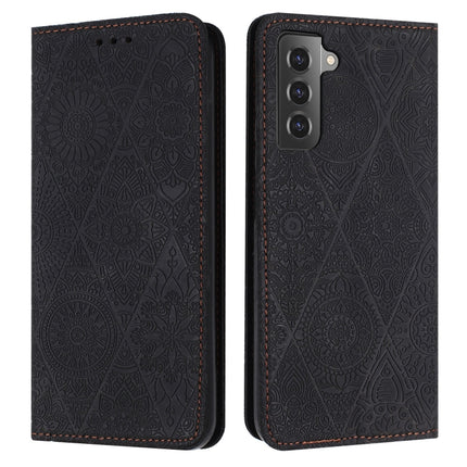 Ethnic Embossed Adsorption Leather Phone Case, For Samsung Galaxy S22 Ultra 5G, For Samsung Galaxy S21 5G, For Samsung Galaxy S21+ 5G, For Samsung Galaxy S21 Ultra 5G